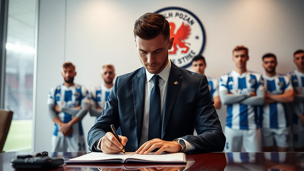 Lech Poznan podpisuje nowego bramkarza - transfer na czerwonych!